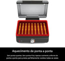 Grill Sem Fumaça para Uso Interno, Placa Antiaderente - Bivolt