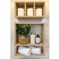 Kit 3 Peças Nicho Prateleira para Banheiro 40 X 10cm MDF /MDP JÁ VAI MONTADO!